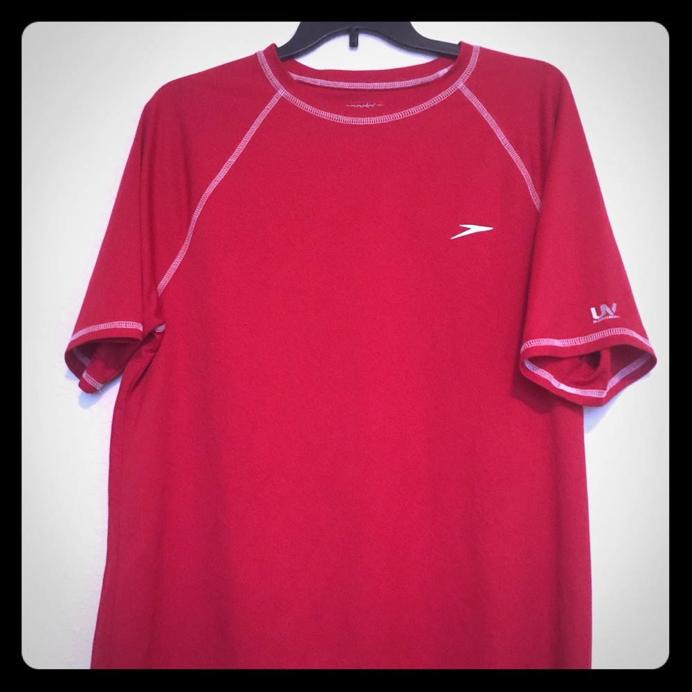 Speedo Men’s T Shirt - Size XL 100% Polyester UV